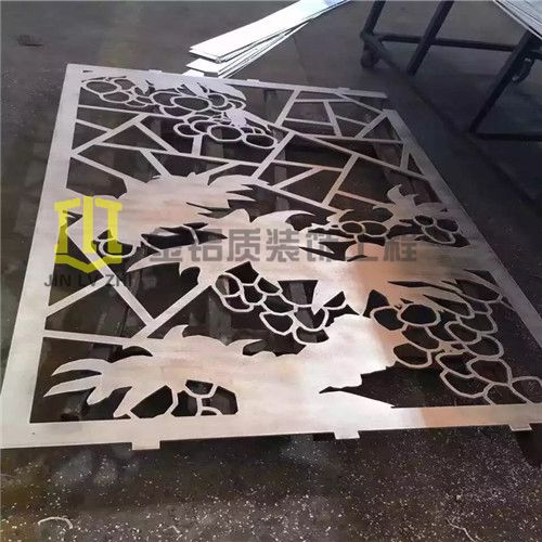 艺术雕花镂空铝单板实图---金铝质厂家生产加工