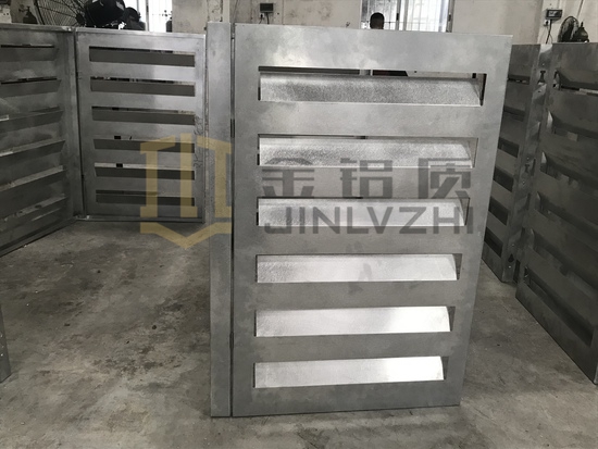 百叶型空调罩厂家  金铝质